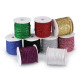 Velvet lurex ribbon, width 6 mm - Gold (135 Meters) Velvet lurex ribbon, width 6 mm - Gold (135 Meters)