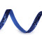 Cinta de terciopelo y lurex, ancho 6 mm - Azul rey (135 Metros)