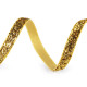 Velvet lurex ribbon, width 6 mm - Gold (135 Meters) Velvet lurex ribbon, width 6 mm - Gold (135 Meters)