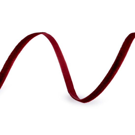 Tasiemka aksamitka szerokość 3 mm - Zielony (5 Metry) Tasiemka aksamitka szerokość 3 mm - Zielony (5 Metry)
