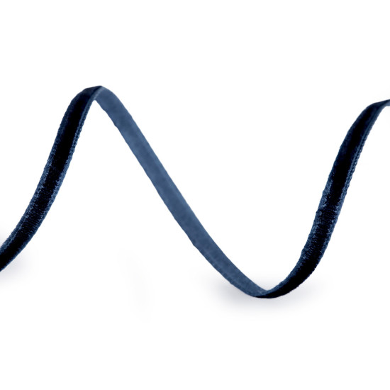 Tasiemka aksamitka szerokość 3 mm - Zielony (5 Metry) Tasiemka aksamitka szerokość 3 mm - Zielony (5 Metry)