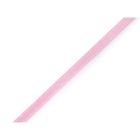 Atlasová stuha obojlíca šírka 3 mm - Žltá (25 Metre) Atlasová stuha obojlíca šírka 3 mm - Žltá (25 Metre)