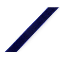 Tasiemka aksamitka szerokość 15 mm - Niebieski kobaltowy (1 Metr)