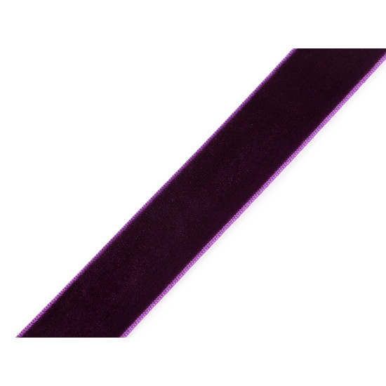 Tasiemka aksamitka szerokość 25 mm - Czerwony (1 Metr) Tasiemka aksamitka szerokość 25 mm - Czerwony (1 Metr)
