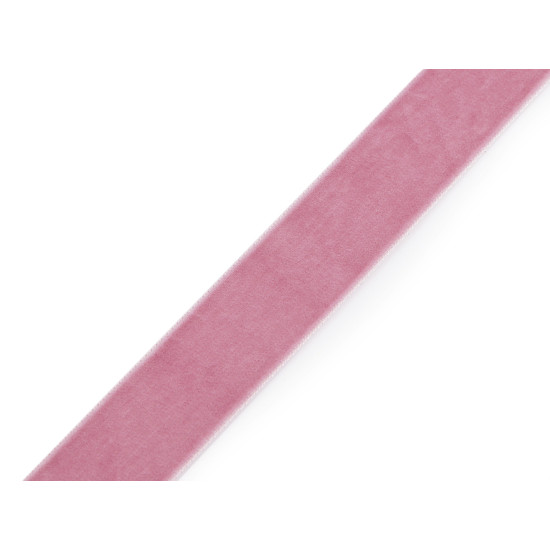 Tasiemka aksamitka szerokość 25 mm - Czerwony (1 Metr) Tasiemka aksamitka szerokość 25 mm - Czerwony (1 Metr)
