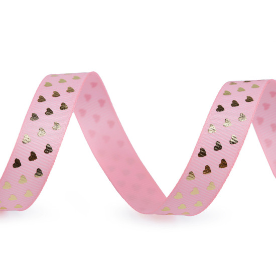 Grosgrain ribbon heart, width 15 mm - White (90 Meters) Grosgrain ribbon heart, width 15 mm - White (90 Meters)