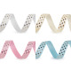 Grosgrain ribbon heart, width 15 mm - White (90 Meters) Grosgrain ribbon heart, width 15 mm - White (90 Meters)