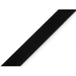 Tasiemka aksamitka szerokość 10 mm - Czarny (135 Metry)