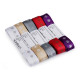 Christmas satin ribbon, snowflakes, width 15 mm - Violet (3 Meters) Christmas satin ribbon, snowflakes, width 15 mm - Violet (3 Meters)