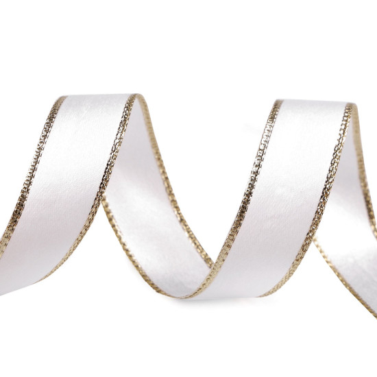 Band mit lurexkante und draht, breite 24 mm - Dunkelrot (60 Meter) Band mit lurexkante und draht, breite 24 mm - Dunkelrot (60 Meter)