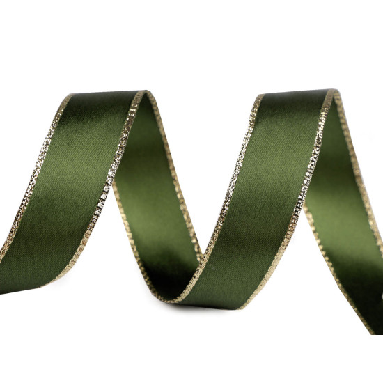 Band mit lurexkante und draht, breite 24 mm - Dunkelrot (60 Meter) Band mit lurexkante und draht, breite 24 mm - Dunkelrot (60 Meter)
