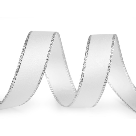 Band mit lurexkante und draht, breite 24 mm - Dunkelrot (60 Meter) Band mit lurexkante und draht, breite 24 mm - Dunkelrot (60 Meter)