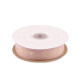 Monofilament ribbon with metallic "love" print, width 25 mm - Red (5 Meters) Monofilament ribbon with metallic "love" print, width 25 mm - Red (5 Meters)