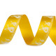 Satin ribbon easter width 24 mm bunnies - Red (80 Meters) Satin ribbon easter width 24 mm bunnies - Red (80 Meters)