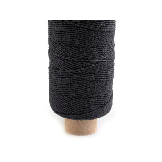 Fil à coudre élastique ø1 mm ; 30 m de longueur - Noir (1 Pièce) Fil à coudre élastique ø1 mm ; 30 m de longueur - Noir (1 Pièce)