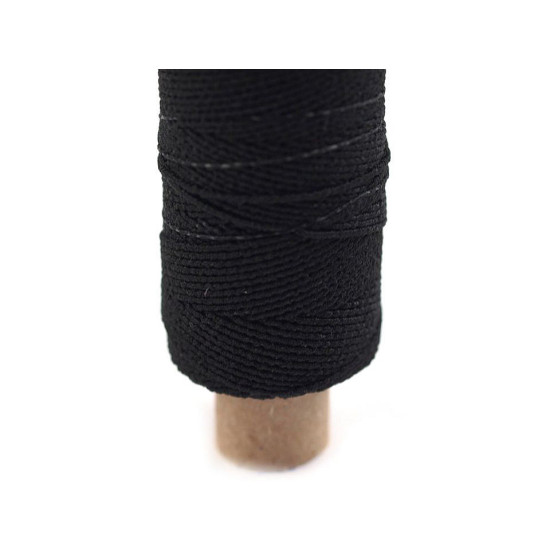 Fil à coudre élastique ø1 mm ; 30 m de longueur - Noir (1 Pièce) Fil à coudre élastique ø1 mm ; 30 m de longueur - Noir (1 Pièce)