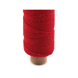 Fil à coudre élastique ø1 mm ; 30 m de longueur - Rouge (20 Pièces)