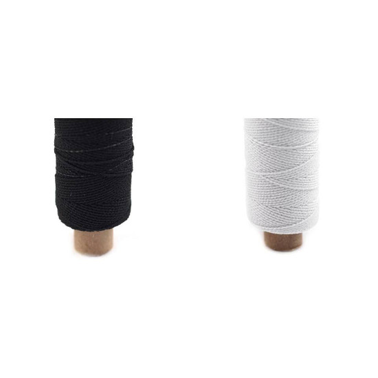 Fil à coudre élastique ø1 mm ; 30 m de longueur - Noir (1 Pièce) Fil à coudre élastique ø1 mm ; 30 m de longueur - Noir (1 Pièce)