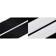 Woven elastic, width 20 mm - White (50 Meters)