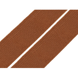 Gummiband gewebt, breite 20 mm - Dunkelbeige (25 Meter)