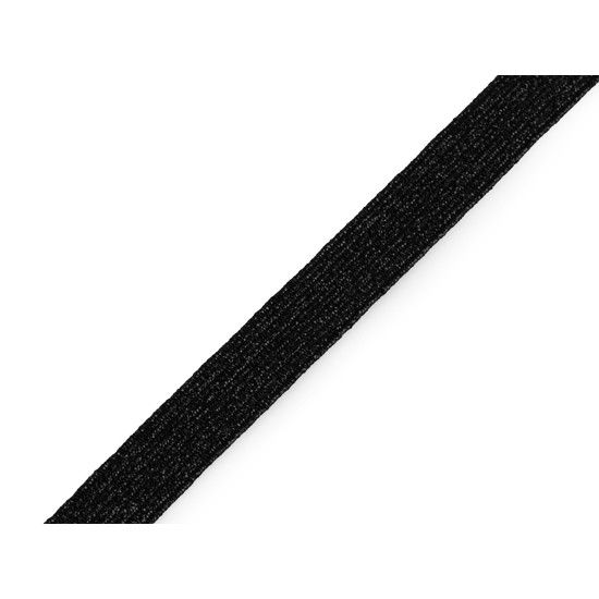 Elastic with lurex, width 9 mm - Silver (90 Meters) Elastic with lurex, width 9 mm - Silver (90 Meters)