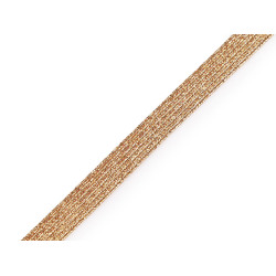 Elastic with lurex, width 9 mm - Gold (15 Meters)