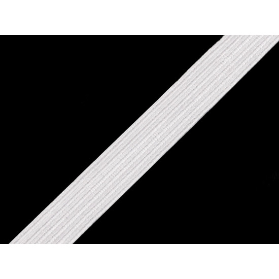 Lingerie elastic, width 12 mm - White (270 Meters)