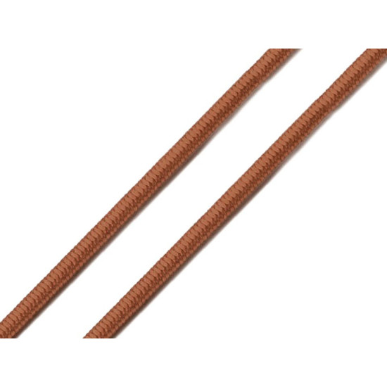 Gumka okrągła ø3 mm - Beżowy (50 Metry) Gumka okrągła ø3 mm - Beżowy (50 Metry)