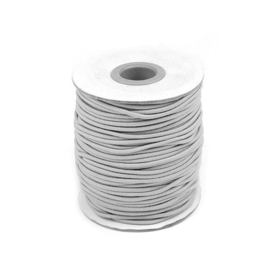 Gumka okrągła ø3 mm - Beżowy (50 Metry) Gumka okrągła ø3 mm - Beżowy (50 Metry)