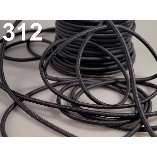 Gumka okrągła ø3 mm - Beżowy (50 Metry) Gumka okrągła ø3 mm - Beżowy (50 Metry)