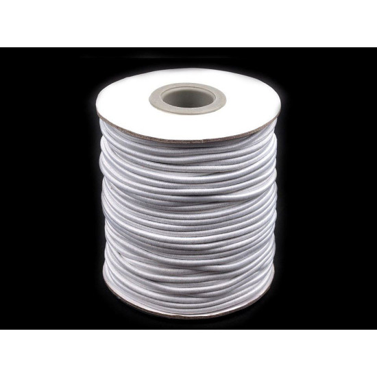Kulatá pruženka ø2 mm - Bílá (100 Metry)