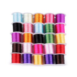 Gumka płaska kolorowa szerokość 1 mm - Mix (25 Sztuki)