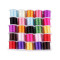 Cordoncino per gioielli, elastico, piatto, per perle, dimensioni: 1 mm - Mix (25 Pezzi)
