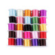Gumka płaska kolorowa szerokość 1 mm - Mix (25 Sztuki)