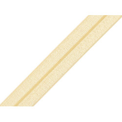 Fold over elastic trim width 18 mm - Vanilla (25 Meters)