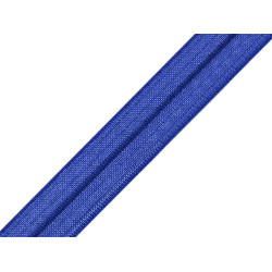 Fold over elastic trim width 18 mm - King blue (5 Meters)
