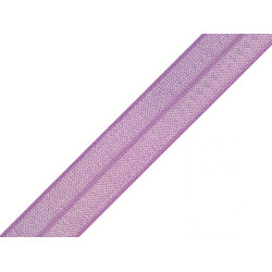 Fold over elastic trim width 20 mm - Violet lilac (100 Meters)