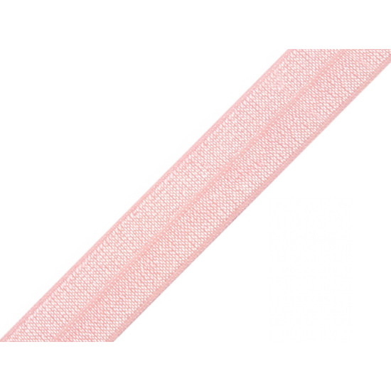 Fold over elastic trim width 20 mm - Dove grey (100 Meters)