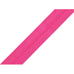 Fold over elastic trim width 20 mm - Pink (1 Meter)