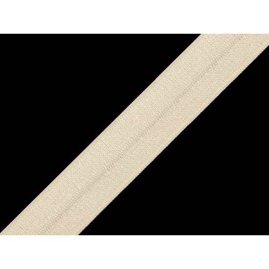 Fold over elastic trim width 20 mm - Dove grey (100 Meters)
