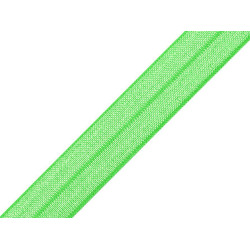 Fold over elastic trim width 20 mm - Green yellow (100 Meters)