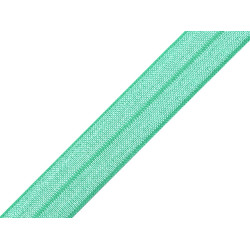 Fold over elastic trim width 20 mm - Mint (100 Meters)