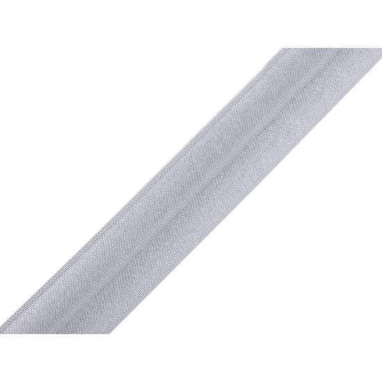 Fold over elastic trim width 20 mm - Dove grey (100 Meters)