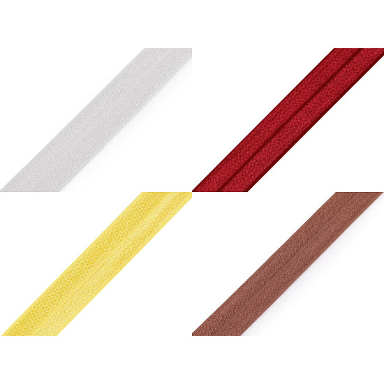 Fold over elastic trim width 20 mm - Dove grey (100 Meters)