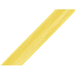 Fold over elastic trim width 20 mm - Yellow (1 Meter)