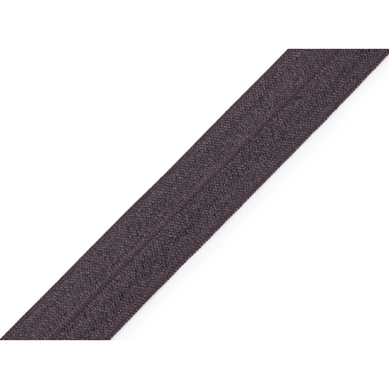 Fold over elastic trim width 20 mm - Dove grey (100 Meters)