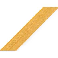 Fold over elastic trim width 20 mm - Mustard (1 Meter)