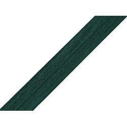 Fold over elastic trim width 20 mm - Spruce green (1 Meter)