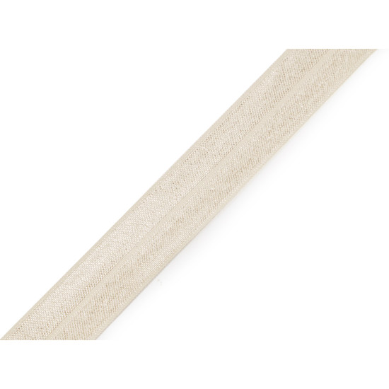 Fold over elastic trim width 20 mm - Dove grey (100 Meters)