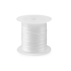 Gumka płaska szerokość 1 mm - White (1 Sztuka)